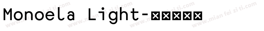 Monoela Light字体转换
